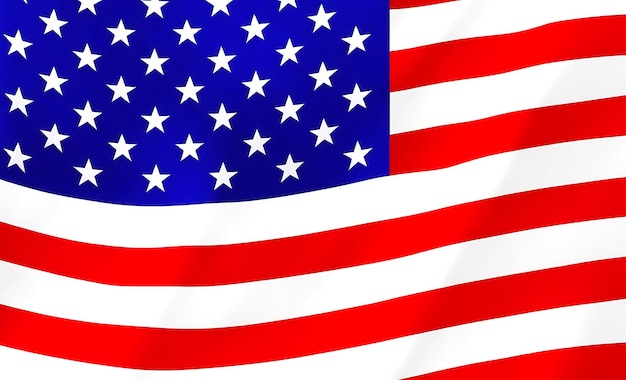 Drapeau des États-Unis d'Amérique Motifs de fond du drapeau du 4 juillet drapeau américain du jour de l'indépendance