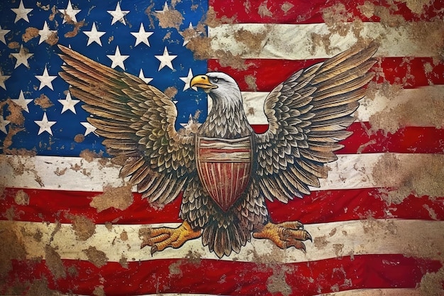 Le drapeau des États-Unis