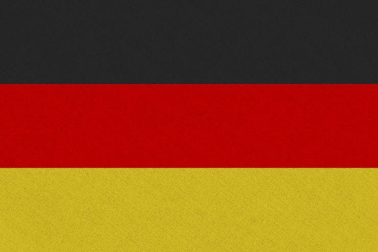 Photo drapeau en tissu allemagne