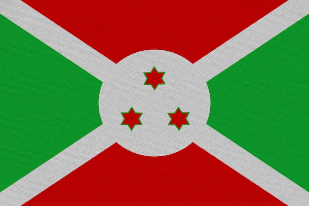 Drapeau tissu Burundi