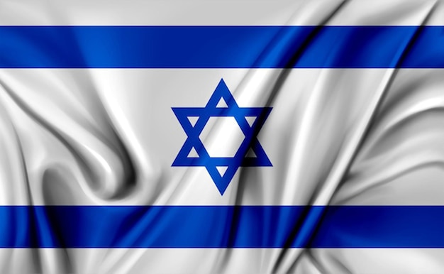 drapeau de tissu d'israël