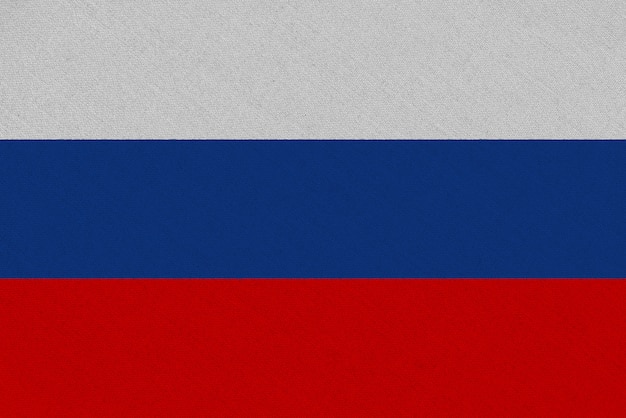 Drapeau en tissu Russie