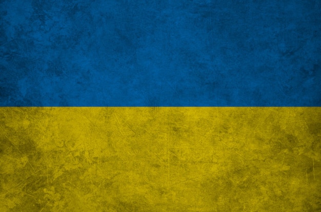 Drapeau de l&#39;Ukraine