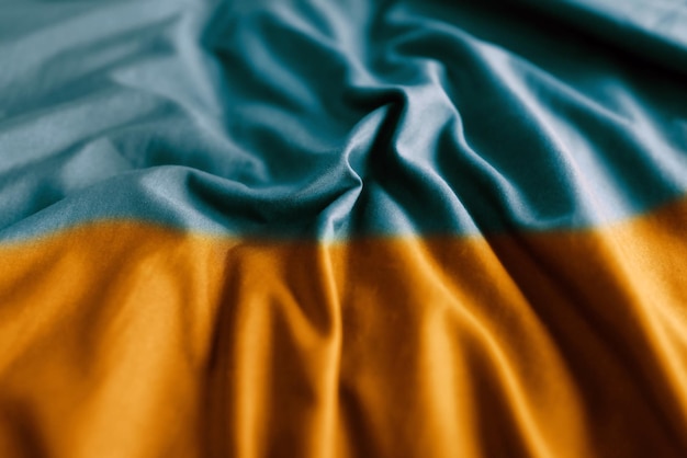 Drapeau ukrainien bannière jaune et bleue arrêter la guerre soutenir l'ukraine