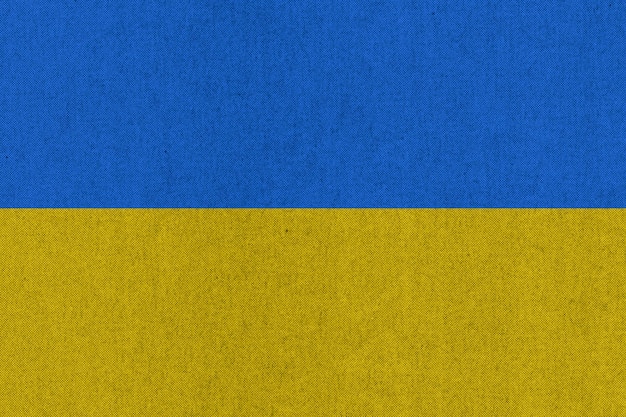 Photo drapeau ukrainien de l'ukraine fond texturé