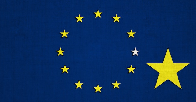 Photo drapeau de l'union européenne