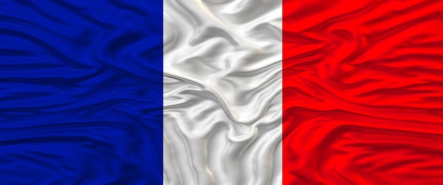 Drapeau de la vague française.