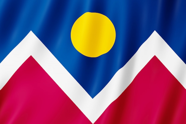 Drapeau de la ville de Denver, Colorado (US)