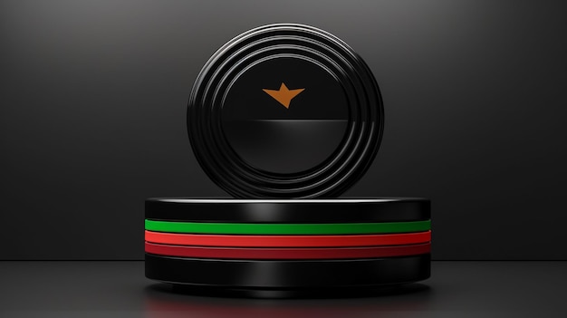 Le drapeau de la Zambie dans le bouton rond ou l'icône du drapeau du logo de la Zambie isolé sur fond blanc Za