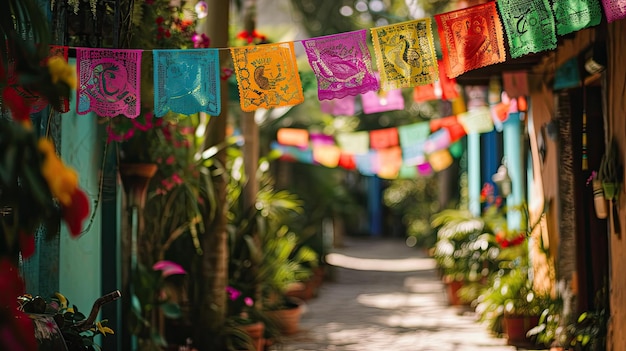 Les drapeaux du Cinco de Mayo