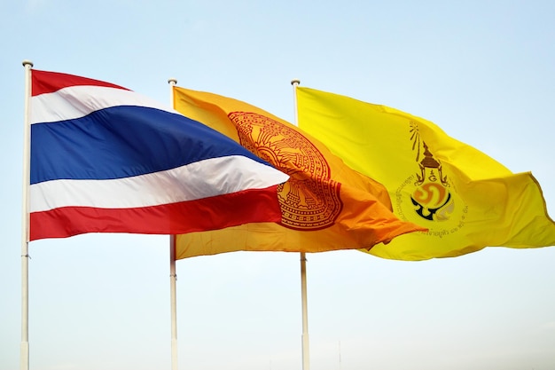 Drapeaux de Thaïlande