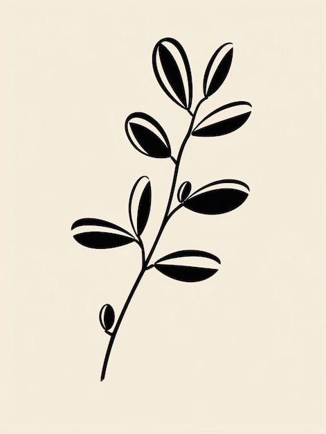 Photo a drawing of a plant with leaves that says  sprouts
