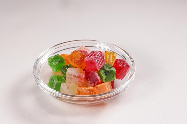 Dry Jelly Candy Agar agar Kering en malais Colorful Candy Jelly Candy en thaï et Kohakutou