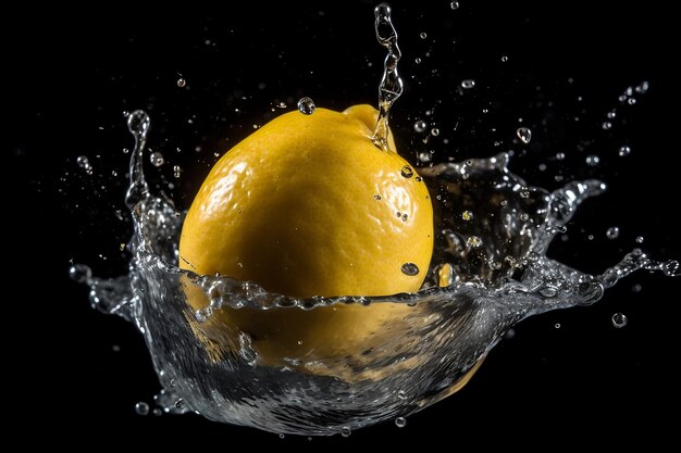 Du citron frais et un peu d'eau .