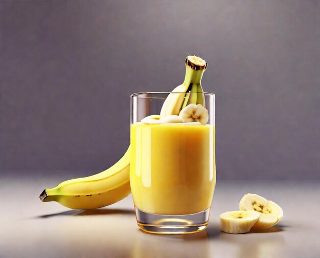 Photo du jus de banane