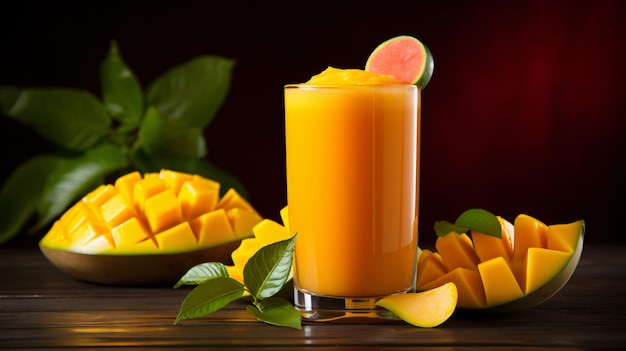 Du jus de mangue froid