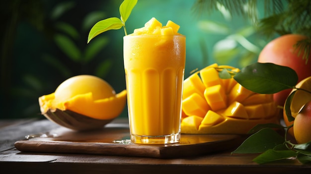 Du jus de mangue froid