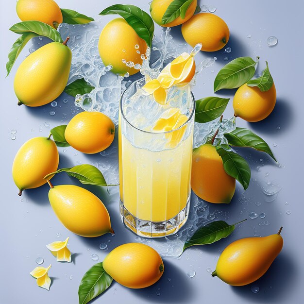 Photo du jus de mangue