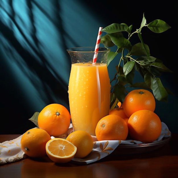 Du jus d'orange frais