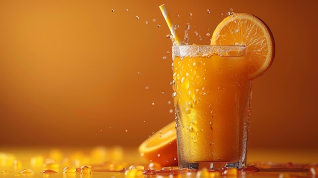 Du jus d'orange avec un peu d'eau