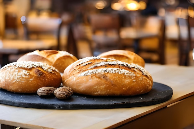 Du pain au levain à table