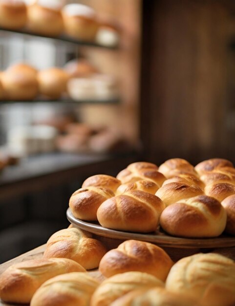 du pain dans la boulangerie