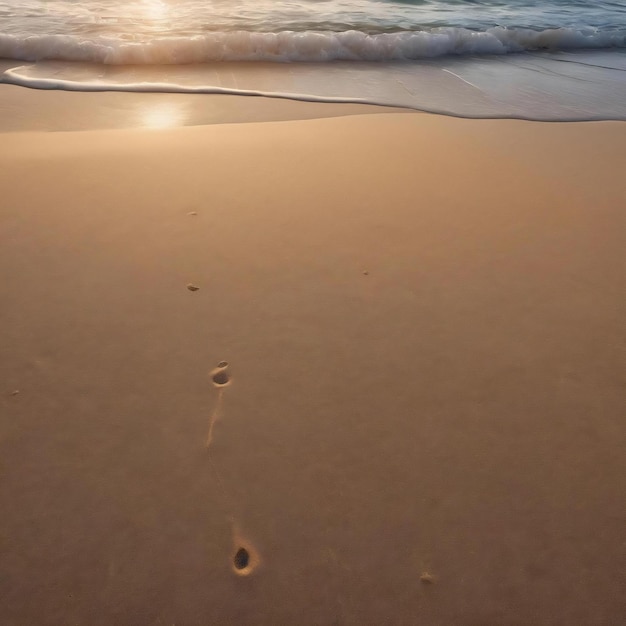 Du sable naturel sur le fond de la plage