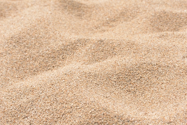 Du sable sur la plage