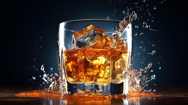 du whisky sur glace