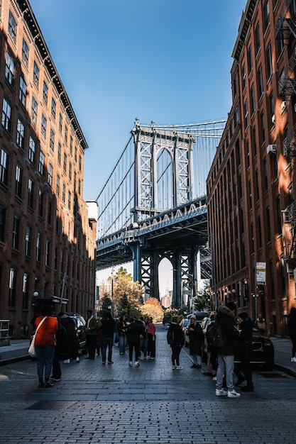 Dumbo sous le pont de Manhattan