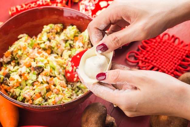 Dumplings pour le festival chinois Festivals chinois