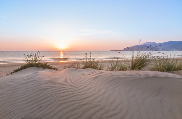 Dunes Au Lever Du Soleil