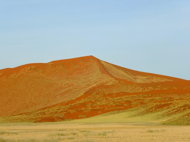 Dunes dans le désert du Namib Sossusvlei Namibie