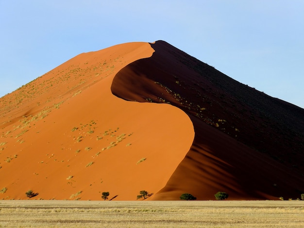 Dunes dans le désert du Namib, Sossusvlei, Namibie