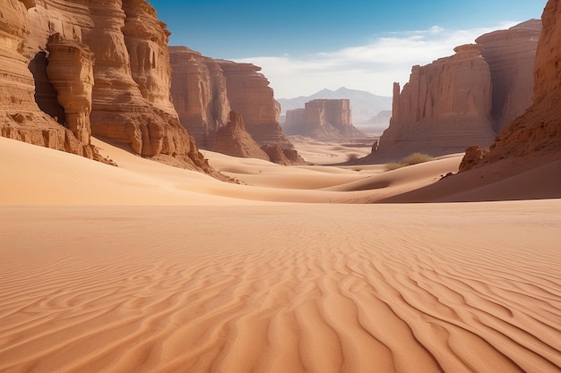 Des dunes inspirantes et des horizons sans fin Un voyage dans la nature Une beauté intemporelle Une IA générative