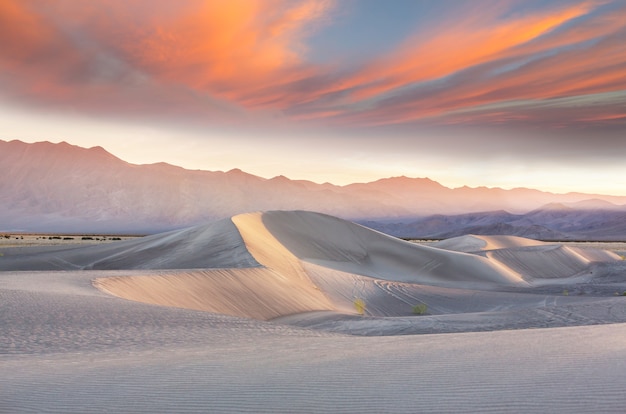 Dunes de sable en Californie, USA. Beau paysage naturel