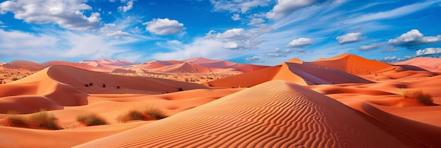 Des dunes de sable dans le désert du Sahara Merzouga Maroc