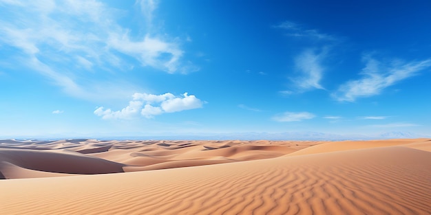 Des dunes de sable dans le désert du Sahara Merzouga Maroc