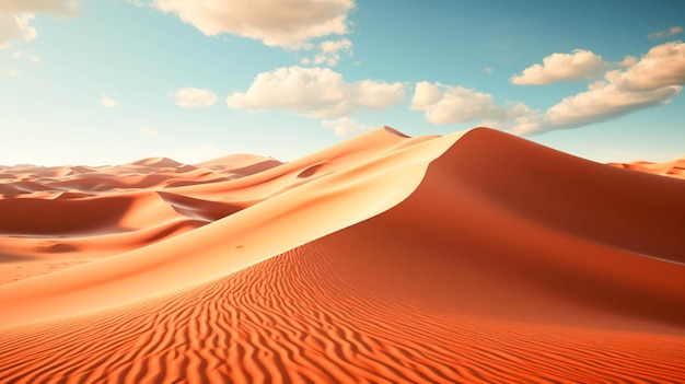 Dunes de sable dans le désert Dunes de sable