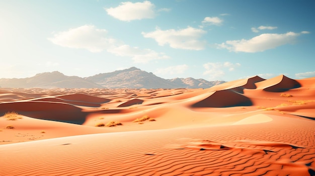 Dunes de sable dans le désert Dunes de sable