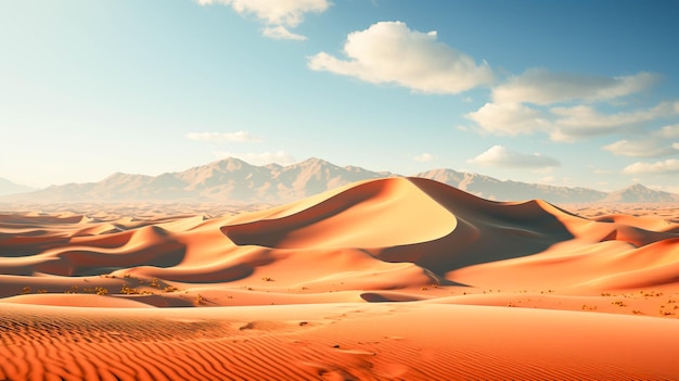 Dunes de sable dans le désert Dunes de sable