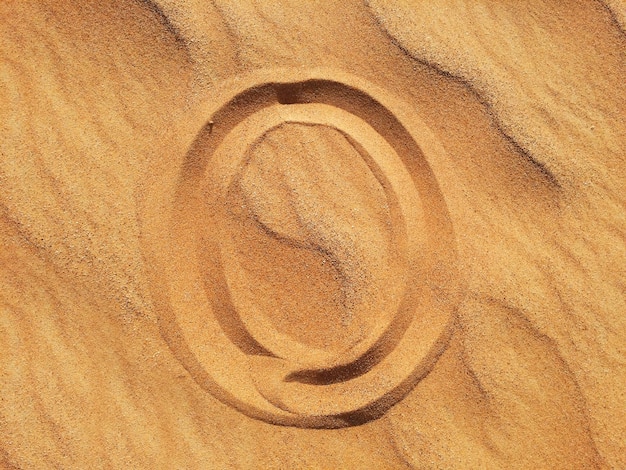 Dunes de sable dans le désert