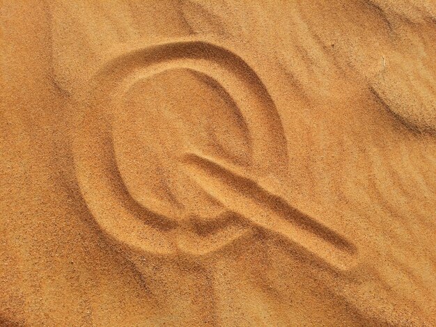 Dunes de sable dans le désert