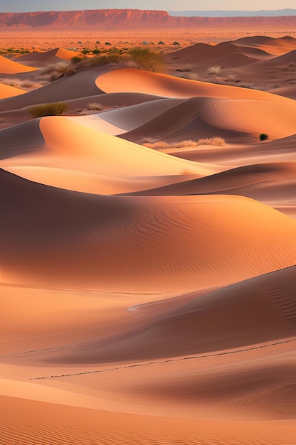 Dunes de sable dans le désert