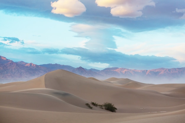 Dunes de sable dans le parc national de la vallée de la mort, Californie, USA