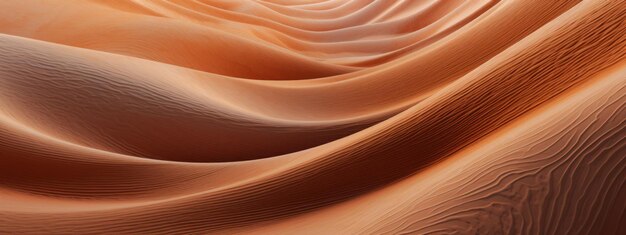 Des dunes de sable dorées avec des falaises lointaines une vue sereine sur le désert