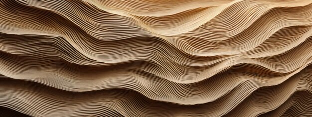 Des dunes de sable dorées avec des falaises lointaines une vue sereine sur le désert