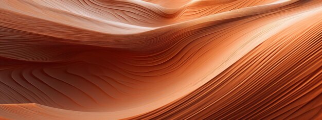 Des dunes de sable dorées avec des falaises lointaines une vue sereine sur le désert