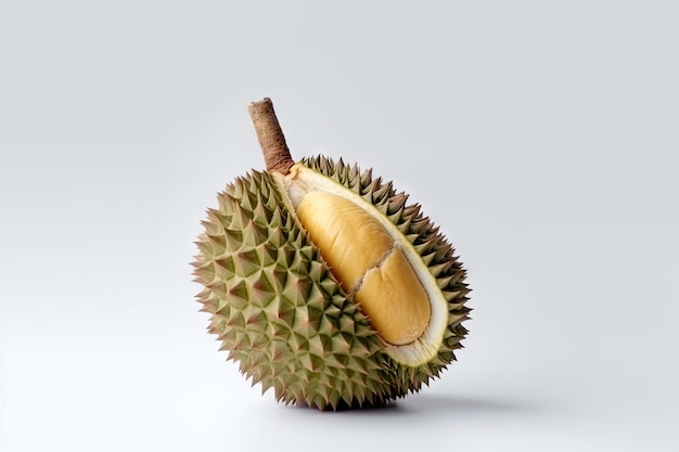 Durian sur fond blanc