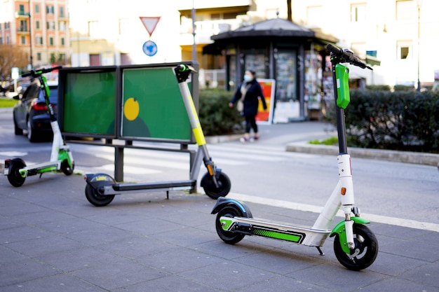 E-scooter public un transport urbain écologique